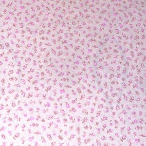 COPY - Pretty soft shades of pink small flower print 💯% Cotton Fabric BY the YA…